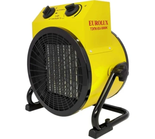 Тепловая пушка  5кВт ТЭПК-EU-5000K (керам.нагревательный элемент,круглая) Eurolux