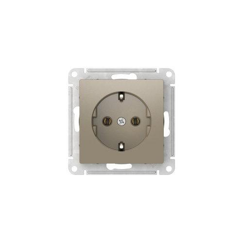 РОЗЕТКА с/з,16А,мех.,быстрозажим.клем.,ШАМПАНЬ