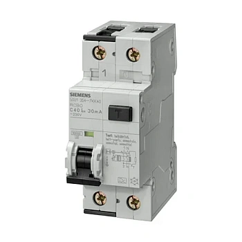 УЗО 2Р 16А/30мА  4,5кА, хар-ка С  SIEMENS (5SМ1)
