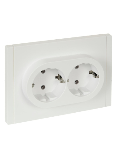 FORTE&PIANO Роз. 2-я с з/к без з/ш б/к 16А FP224 бел. IEK