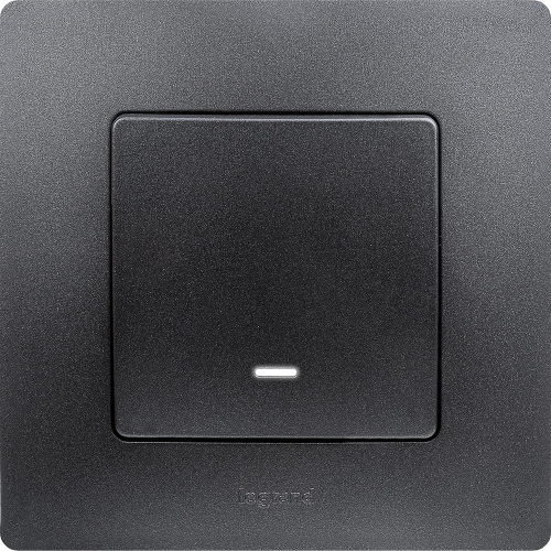 Выкл 1кл с подсв АНТР ETIKA