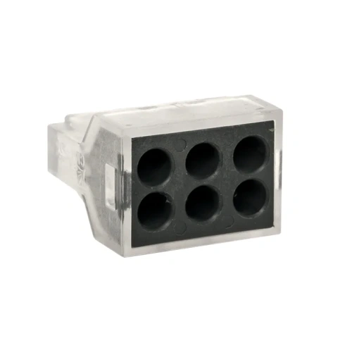 Строительно-монтажная клемма СМК 773-106 6 отверстий 1,0-2,5мм2 (50шт.) EKF PROxima