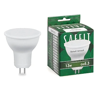 Лампа светодиодная MR16 13W GU5.3  2700K 230V SBM1613