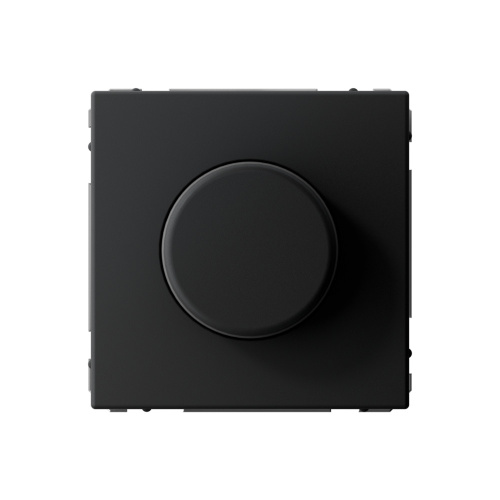 СВЕТОРЕГУЛЯТОР (диммер) повор-нажим, LED, RC, 400Вт, мех-м, КАРБОН