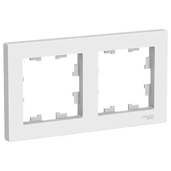 Рамка - 2 поста белый AtlasDesign Schneider