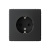 РОЗЕТКА с заземлением со шторками, 16А, мех-м, КАРБОН