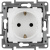 Розетка 2К+З БЕЛ ETIKA