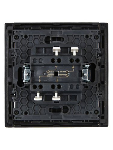 FORTE&PIANO Выключ. 1-кл. перекр. 10А FP112 чер. IEK