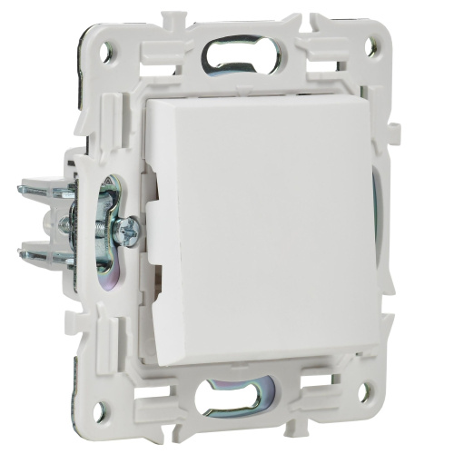 SKANDY Выключатель 1-клавишный проходной 10А SK-V02W арктический белый IEK