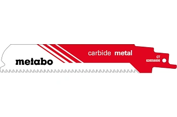 Пилка для сабельных пил,  S955CHM CARBIDE (1 шт; 150/3 мм), Metabo , 1шт
