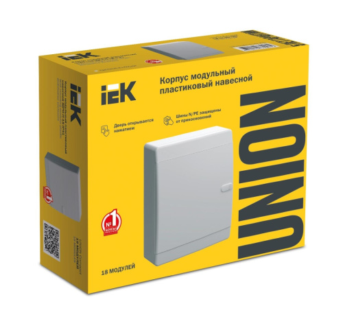 UNION Compact Корпус пласт. ЩРН-П-18 IP41 бел. дв. IEK