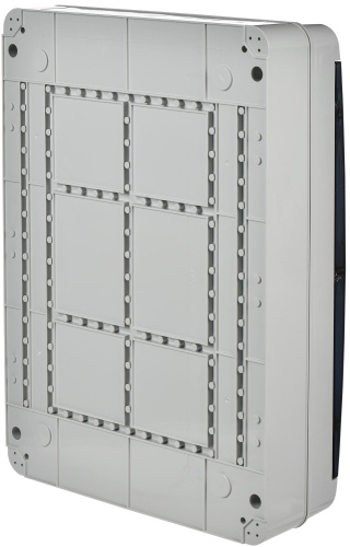 TEKFOR Корпус пласт. КМПн-54 IP65 черн. прозр. дверь IEK