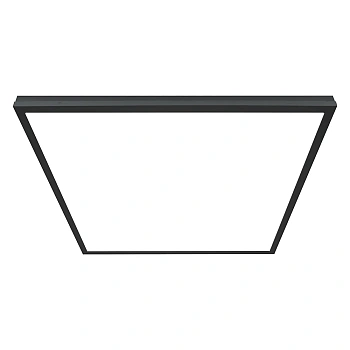 Светильник 40W LED (аналог ЛПО 4х18) 6500К 3500Lm (Универс ОПАЛ равномерн засветка) IP40 AL2117 черн