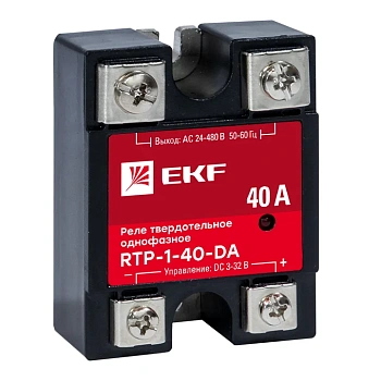 Реле твердотельное однофазное RTP-40-DA EKF PROxima