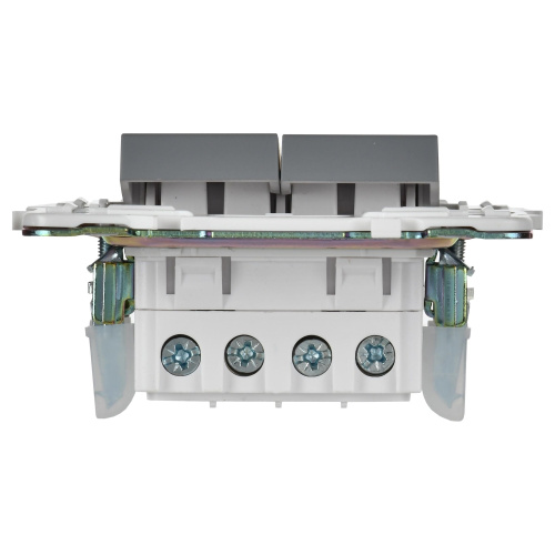 SKANDY Выключатель 2-клавишный перекрестный 10А SK-V06Gr серый IEK