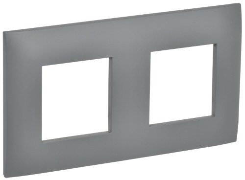 SKANDY Рамка 2-местная SK-F02Gr серый IEK