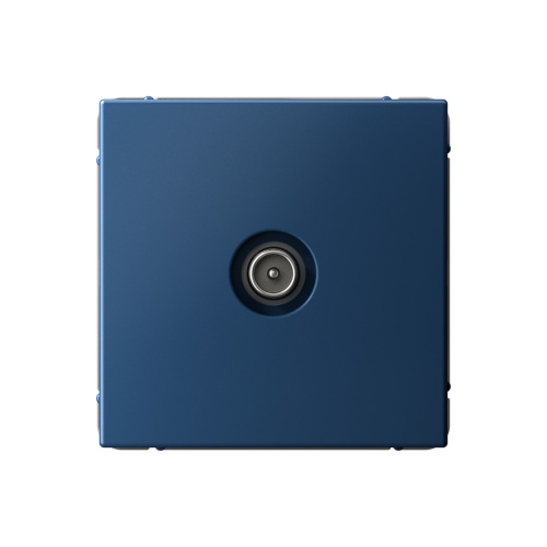 TV РОЗЕТКА оконечная 1DB, мех-м, АКВАМАРИН