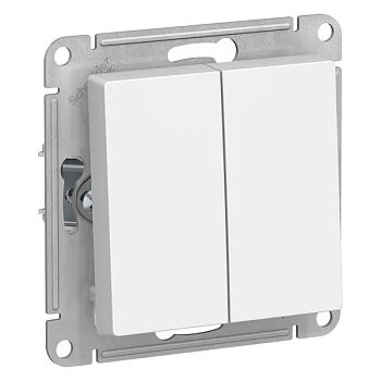 Выключатель 2-кл белый 10А механизм ATLASDESIGN Schneider