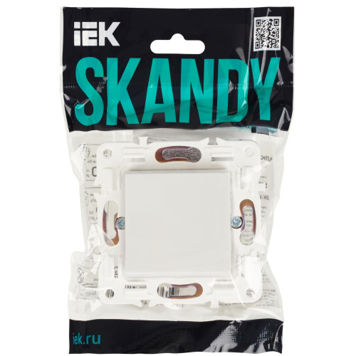 SKANDY Выключатель 1-клавишный перекрестный 10А SK-V03W арктический белый IEK