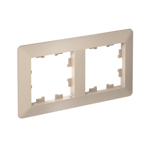 ATLASDESIGN AIR 2-п РАМКА, ПЕСОЧНЫЙ/дымч. белый