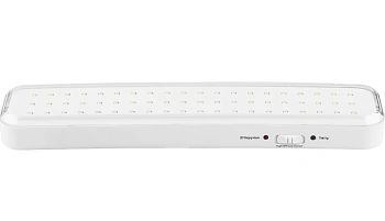 Светильник аккумуляторный аварийного освещения, 6Вт, 60LED AC/DC, белый, EL121 Feron