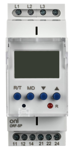 Реле фаз ORF-SP 3ф. 2 конт. 130-650В AC ONI