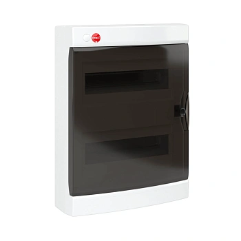 Щит пластиковый, настен., с дверцей, 24мод. IP40 (300х400х113)