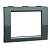 F00011B Рамка универсальная на 2 модуля, цвет чёрный