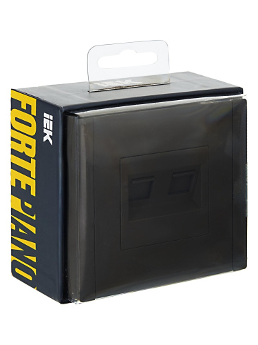 FORTE&PIANO Роз. комп. 2-ая RJ45 кат.5E FP333 сер. IEK