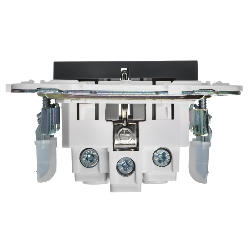 SKANDY Розетка с заземлением без защитных шторок 16А SK-R05T титан IEK