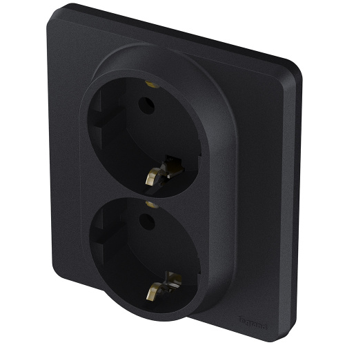 Розетка 2X2К+З АНТР INSPIRIA