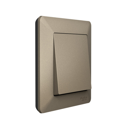 ATLASDESIGN AIR 1-п РАМКА, ШАМПАНЬ/дымч. черный