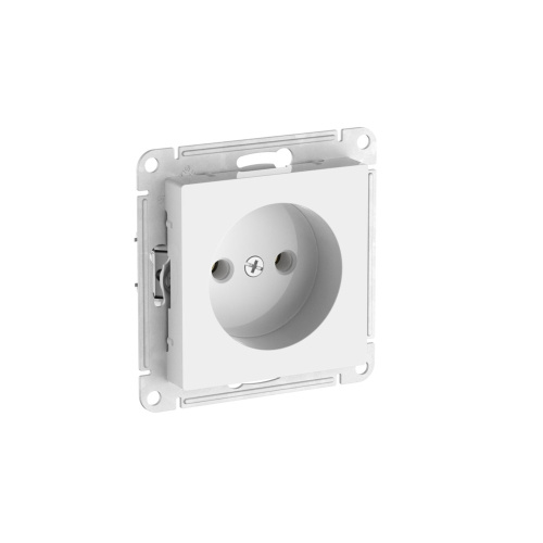 РОЗЕТКАб/збезшторок,16А,мех.,быстрозажим.клем.,БЕЛЫЙ