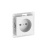РОЗЕТКАб/збезшторок,16А,мех.,быстрозажим.клем.,БЕЛЫЙ