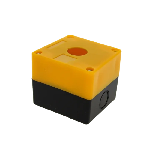 Корпус КП101 пластиковый 1 кнопка желтый EKF PROxima