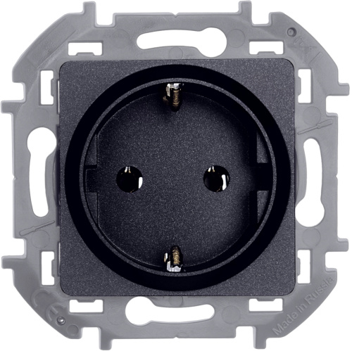 Розетка 2К+З АНТР INSPIRIA