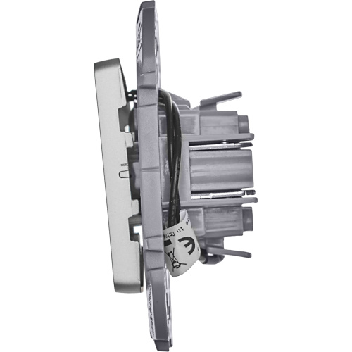 Выкл 1кл с подсв АЛЮ INSPIRIA