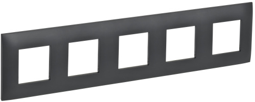 SKANDY Рамка 5-местная SK-F05T титан IEK