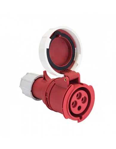 Розетка переносная 2342 3Р+РЕ 63А 380В IP67 EKF PROxima