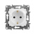 Розетка 2К+З БЕЛ ETIKA