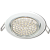 Ecola GX53 H4 Downlight without reflector_white (светильник) 38x106 - 10 pack (кd102)