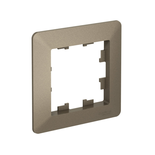 ATLASDESIGN AIR 1-п РАМКА, ШАМПАНЬ/дымч. черный