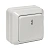 Рим Выключатель проходной 1-клавишный 10А белый EKF