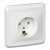 ЭТЮД С/У РОЗЕТКА с заземлением без шторок 16А 250B, БЕЛЫЙ, Россия