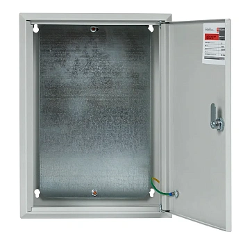 Щит с монтажной панелью ЩМП-04 (с замком, 400х300х155)  EKF PROxima (толщ мет 0,8мм)