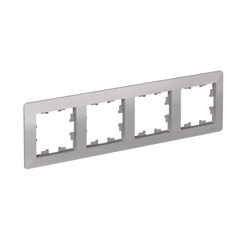 ATLASDESIGN AIR 4-п РАМКА, АЛЮМ/дымч. черный