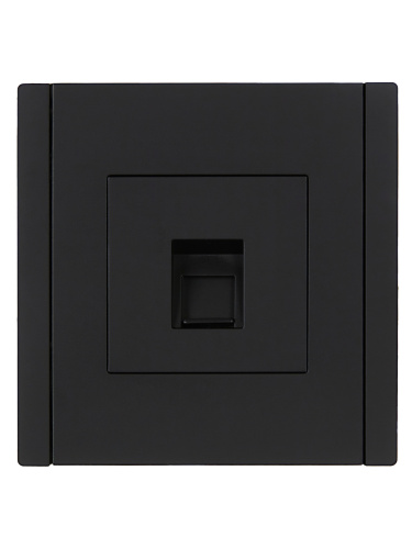 FORTE&PIANO Роз. комп. RJ45 кат.5E FP132 чер. IEK