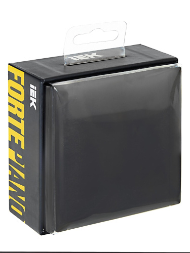 FORTE&PIANO Выключ. 1-кл. перекр. 10А FP112 чер. IEK