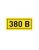 Наклейка "380В" (20х40мм.) EKF PROxima