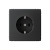 РОЗЕТКА с заземлением, 16А, мех-м, КАРБОН